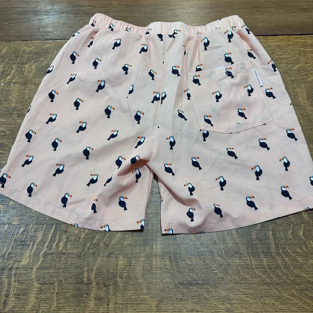 Mosmann Australia‎ Toucan print swim shorts sz medium(Z)